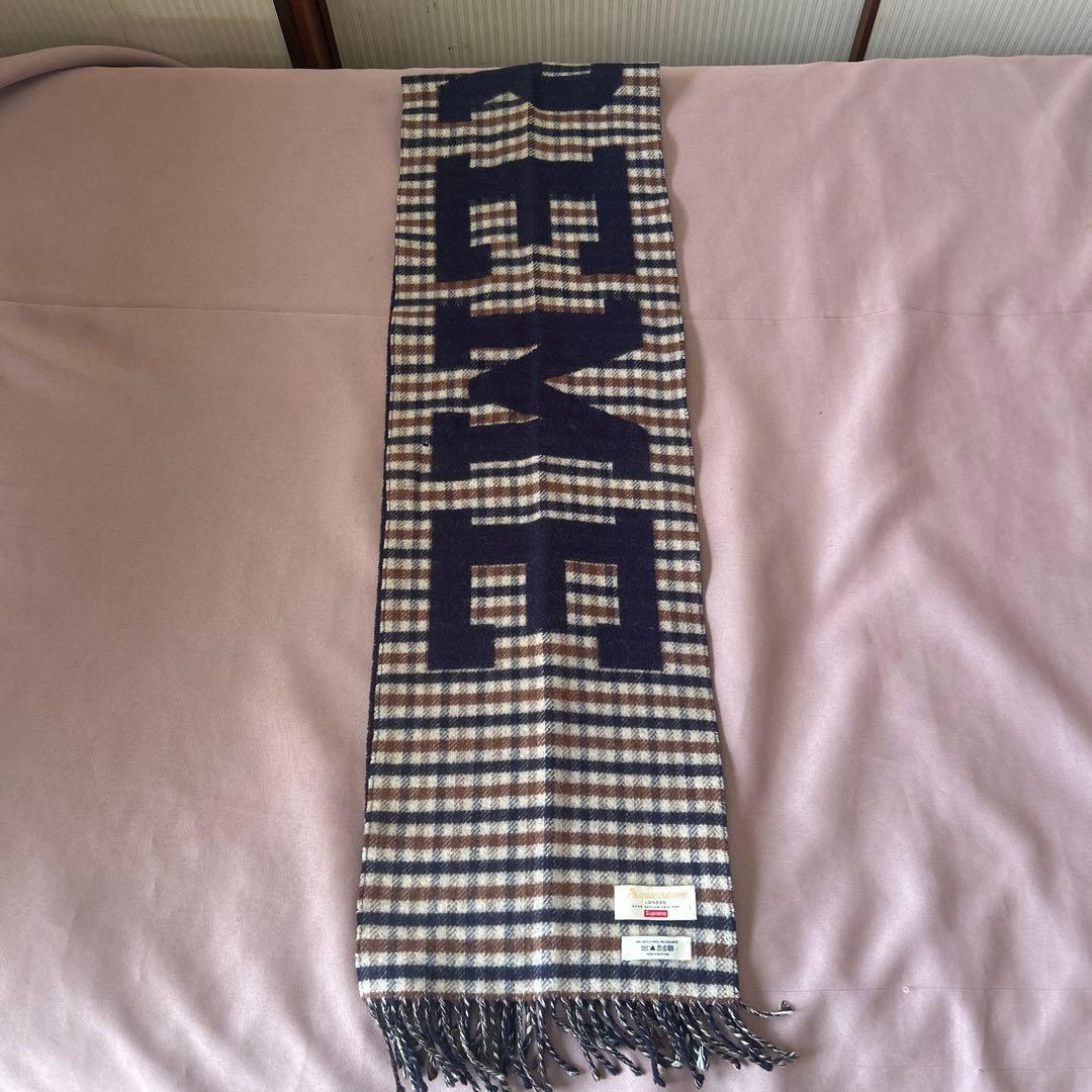 ◎Supreme x Aquascutum マフラー