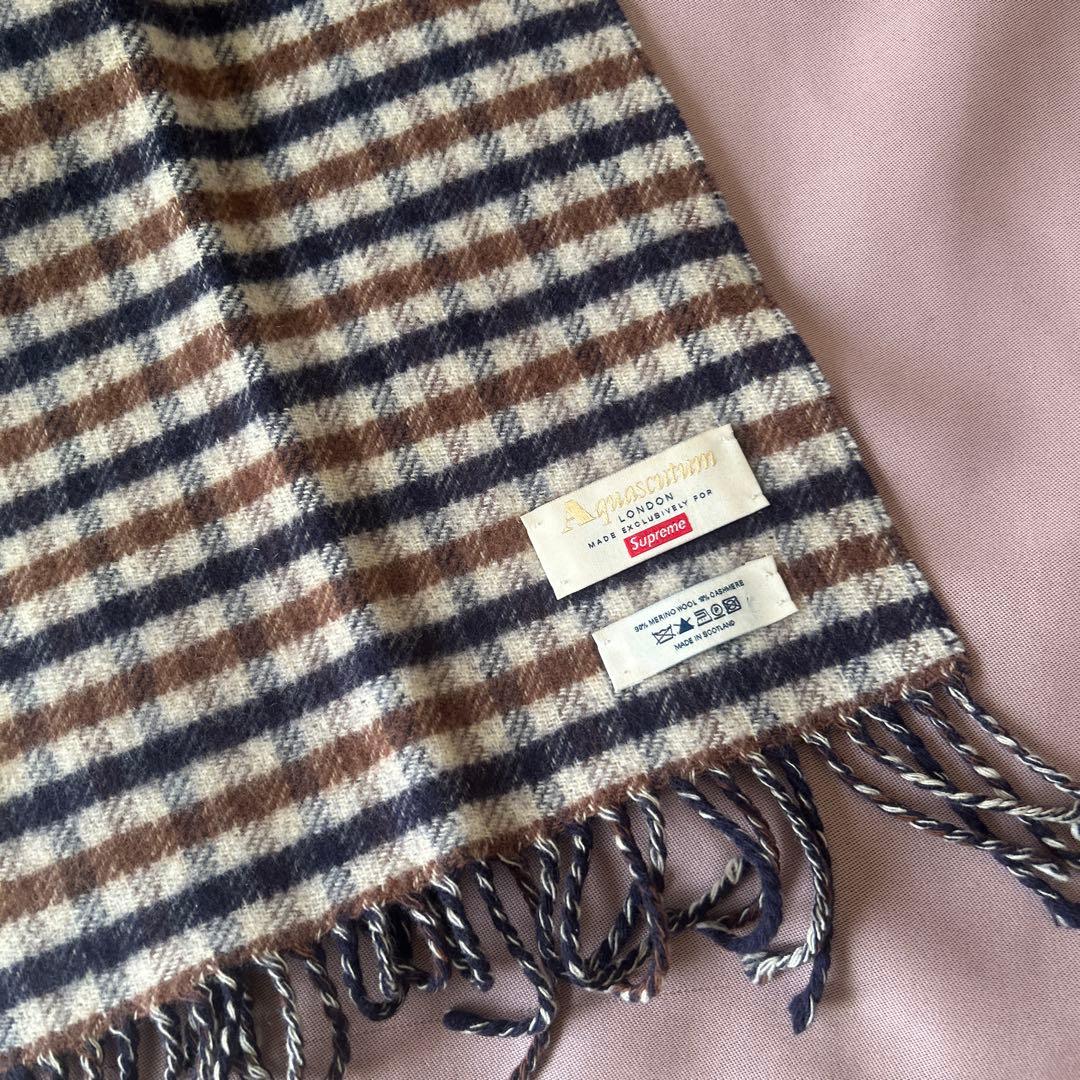 ◎Supreme x Aquascutum マフラー