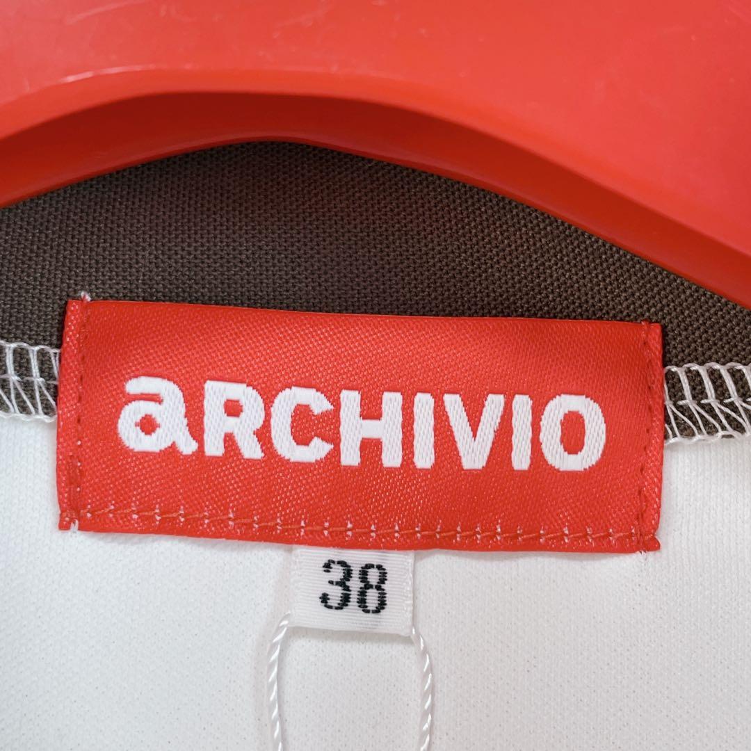 25FW【新品未使用 アルチビオ】機能素材脇ラインポイント半袖ハイネック38号