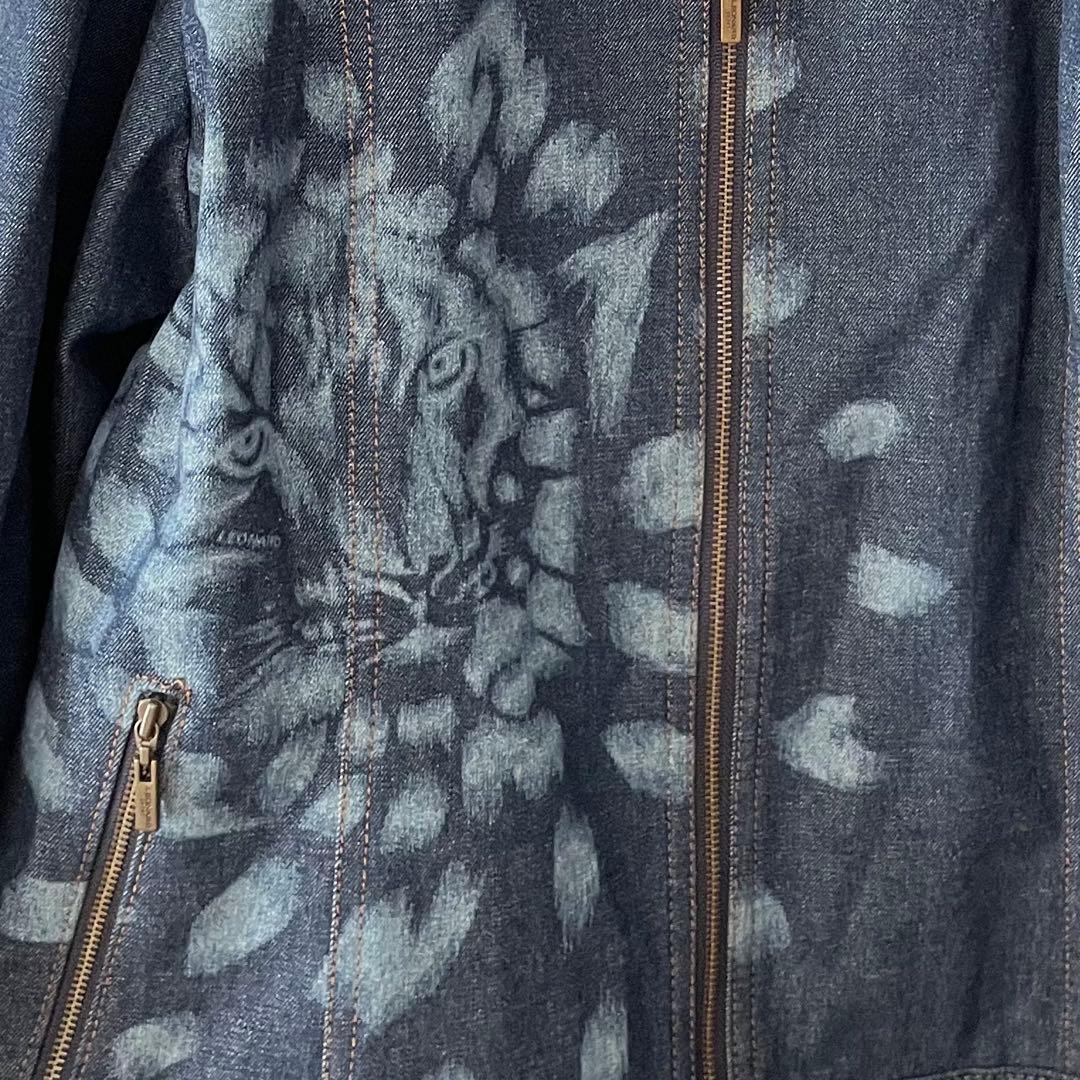 LEONARD SPORT レオナール　デニムジャケット　42 ネイビー