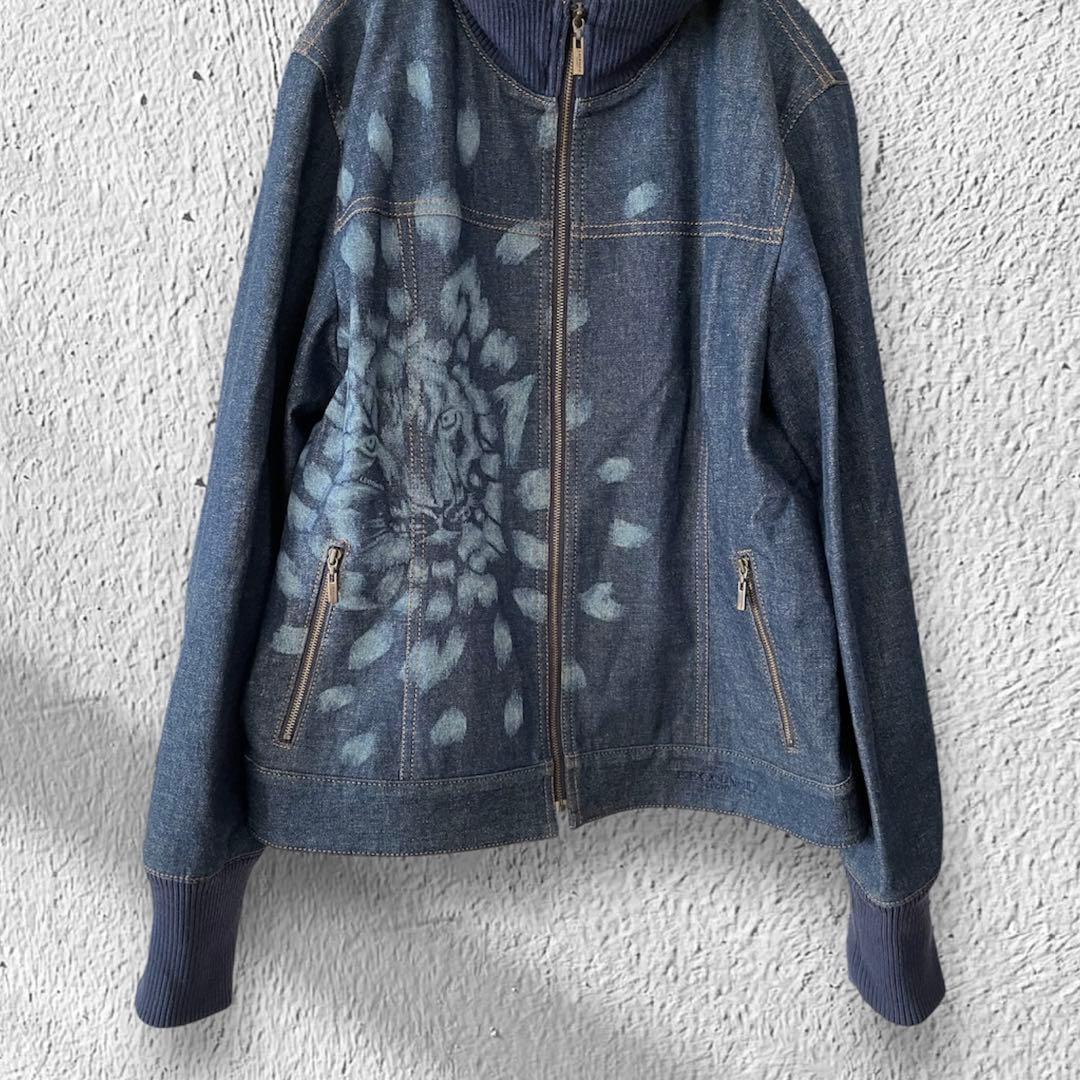 LEONARD SPORT レオナール　デニムジャケット　42 ネイビー