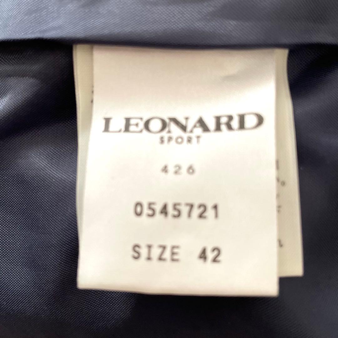 LEONARD SPORT レオナール　デニムジャケット　42 ネイビー