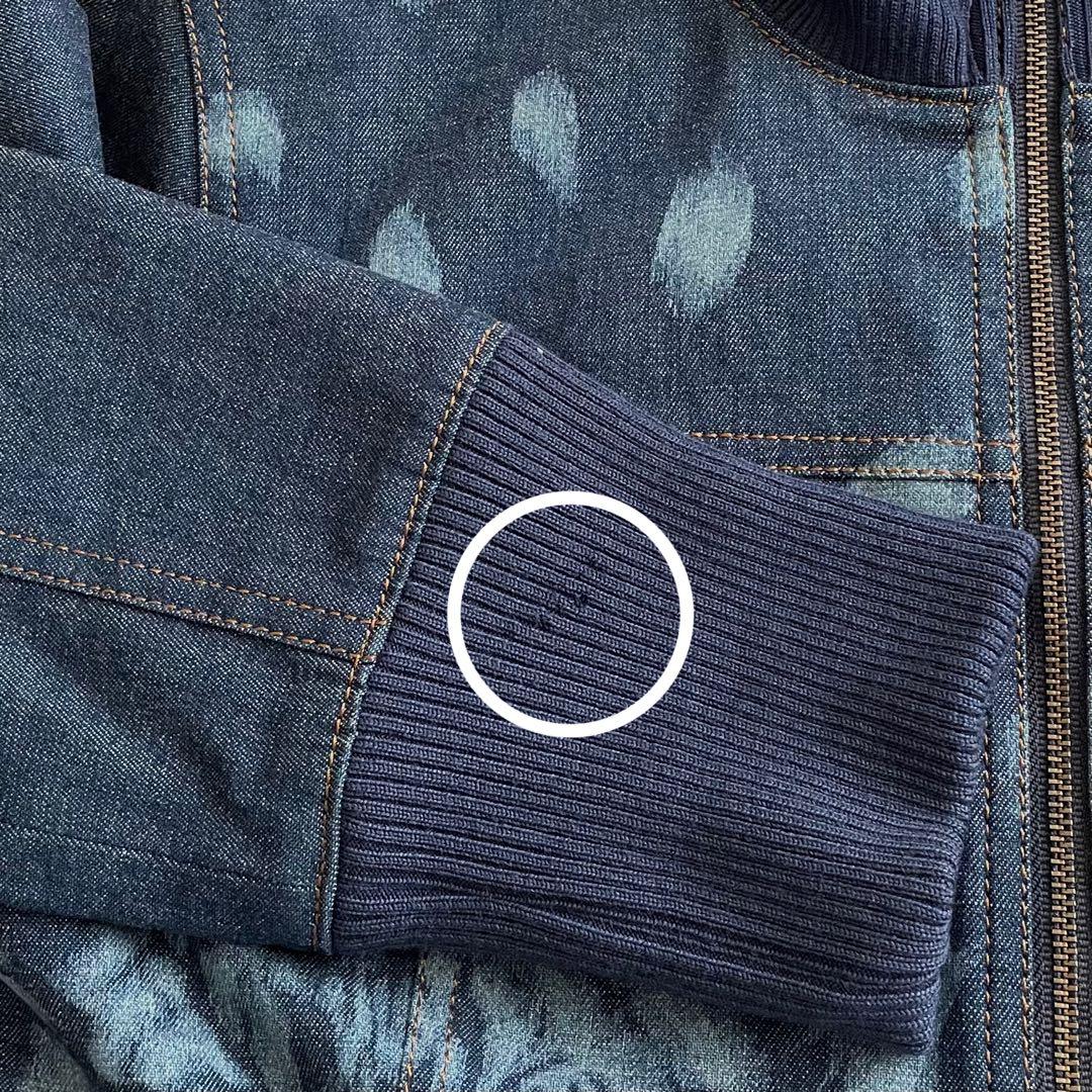 LEONARD SPORT レオナール　デニムジャケット　42 ネイビー