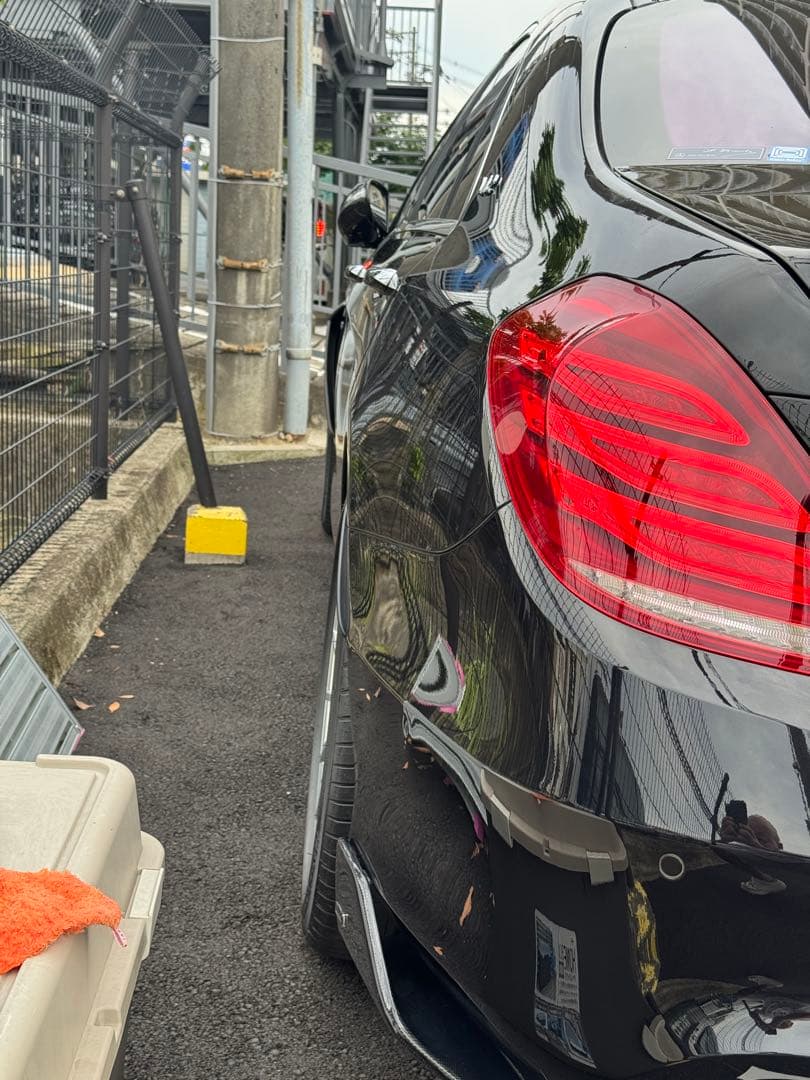 特注品‼️ ベンツW222共通 フェンダー＆リアサイドエアロ ドライカーボン ❣️