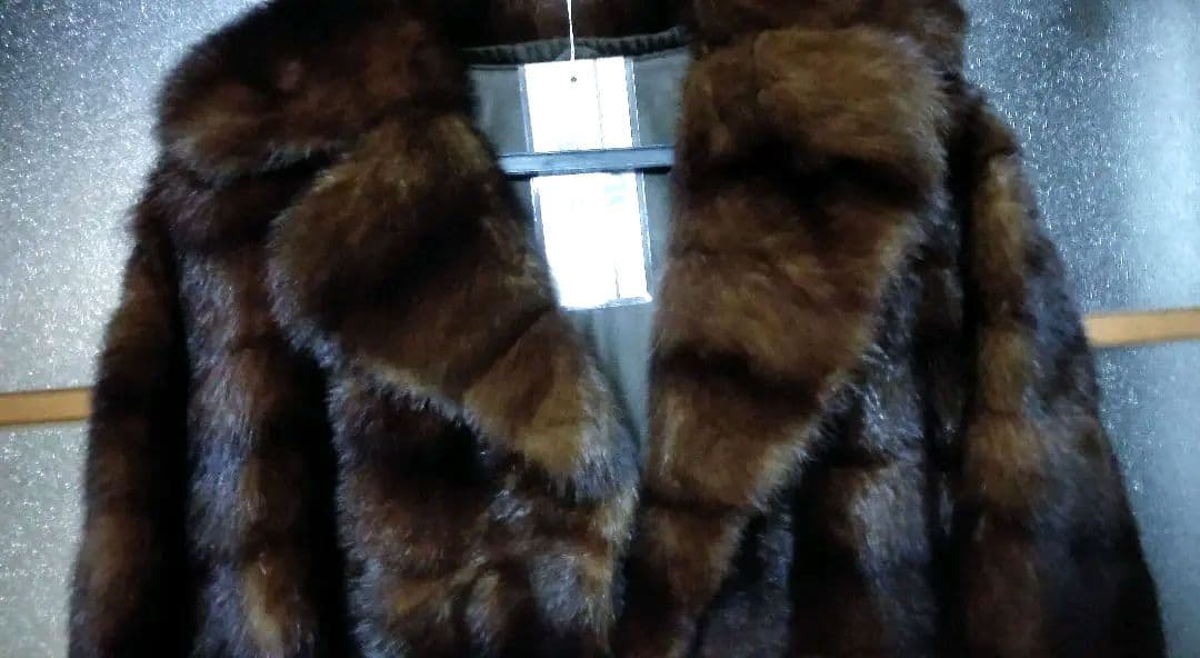極美品ミンクコートミンクファーコート毛皮ロングコートリアルファー毛皮ミンクコート