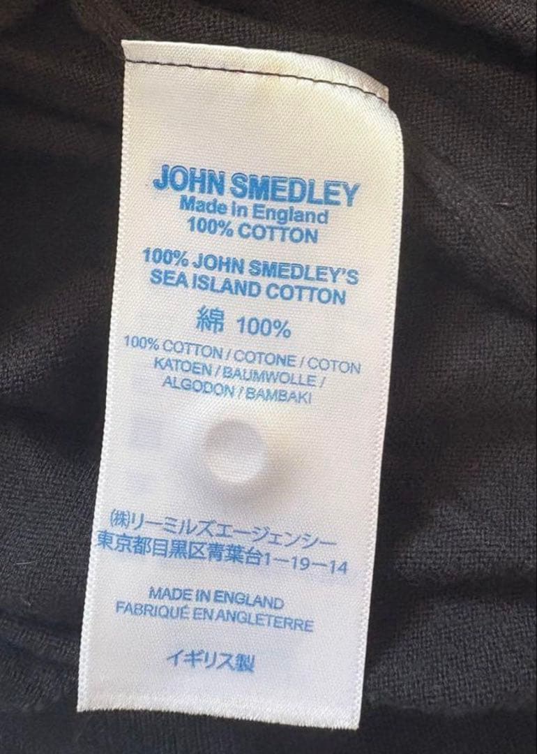 ジョン・スメドレー 黒ポロシャツ(ISIS) ✳︎クリーニング済み✳︎