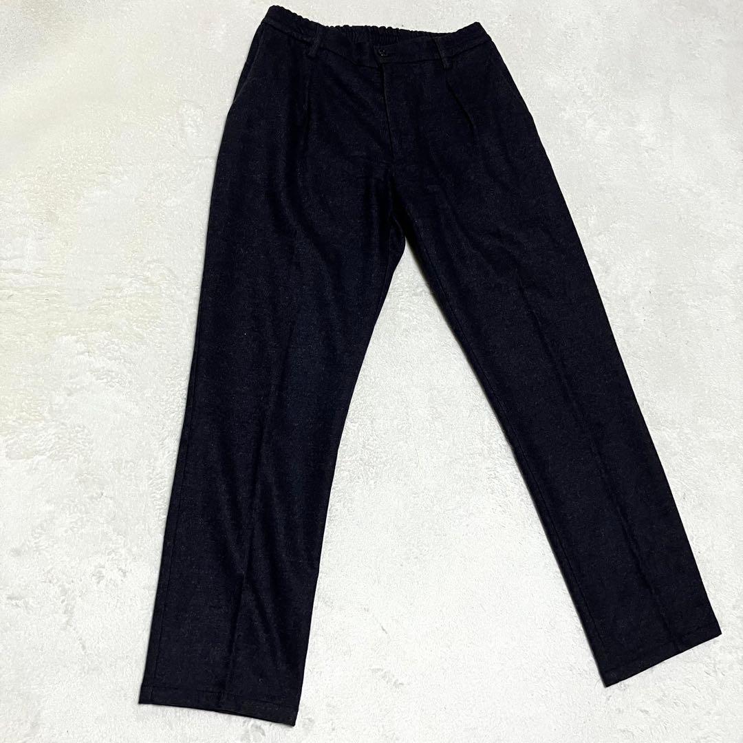 ベルウィッチ BERWICH スラックス 48 グレー ウール ストレッチ