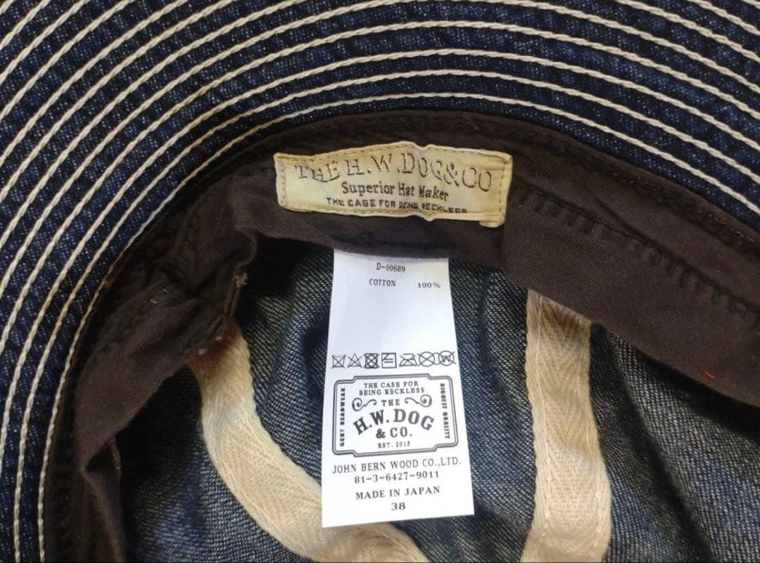 THE H.W.DOG&CO. FATIGUE HAT サイズ38