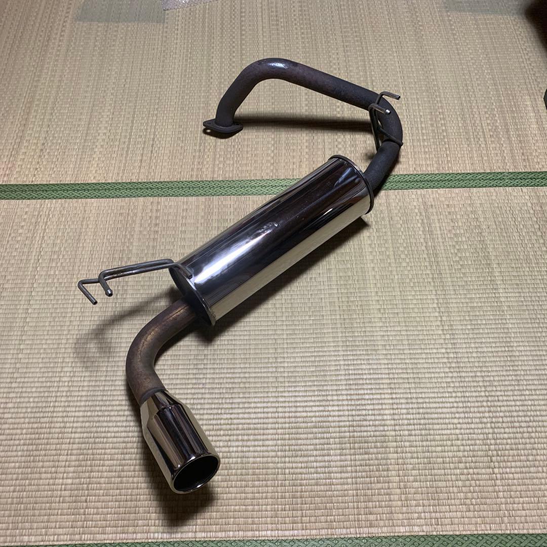 bB NCP35 4WD 後期　モデリスタマフラー　フジツボ