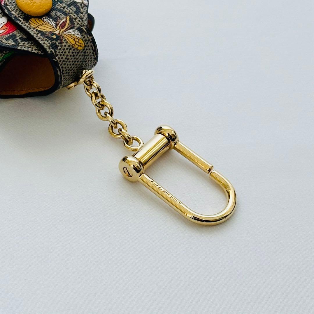 【希少×美品】GUCCI グッチ AirPodsケース GGフローラ チャーム