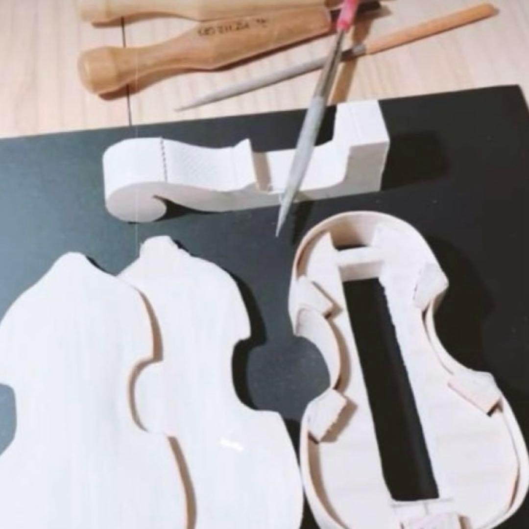 手作り小型コントラバス（約22cm）