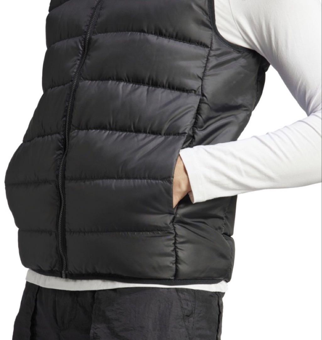 【未使用】アディダス adidas ESS ダウンベスト ブラック 3XL