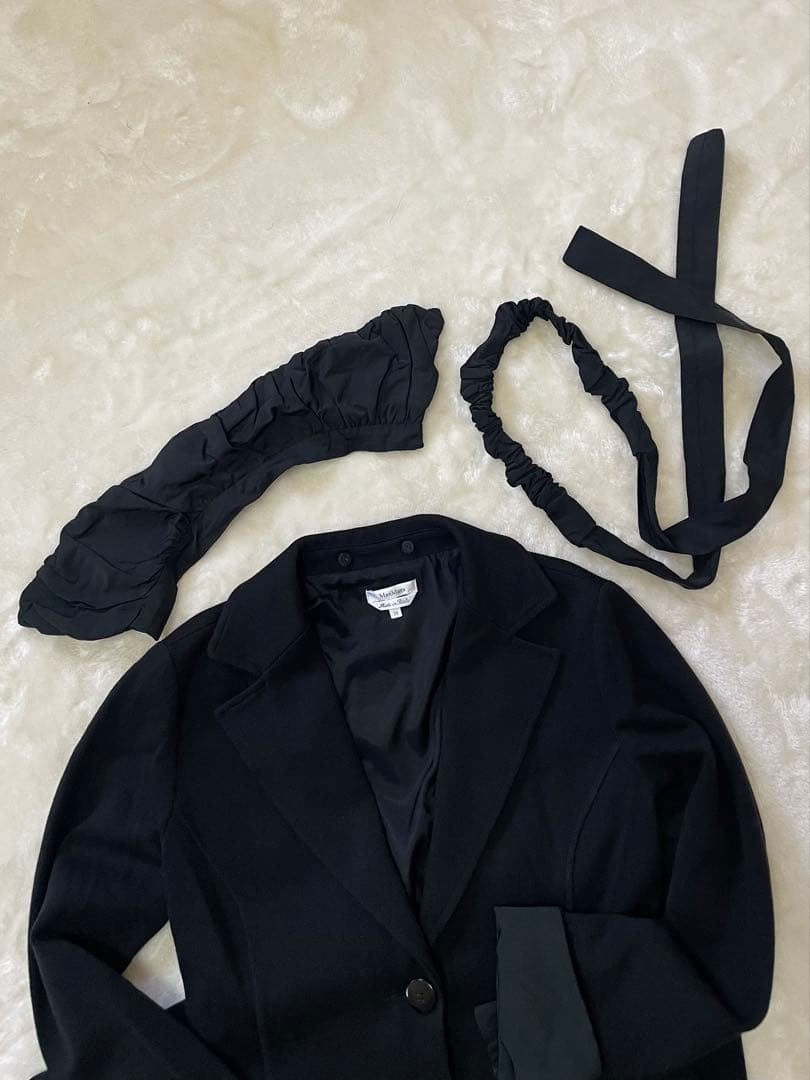 MAX MARA 黒のオーバーコート