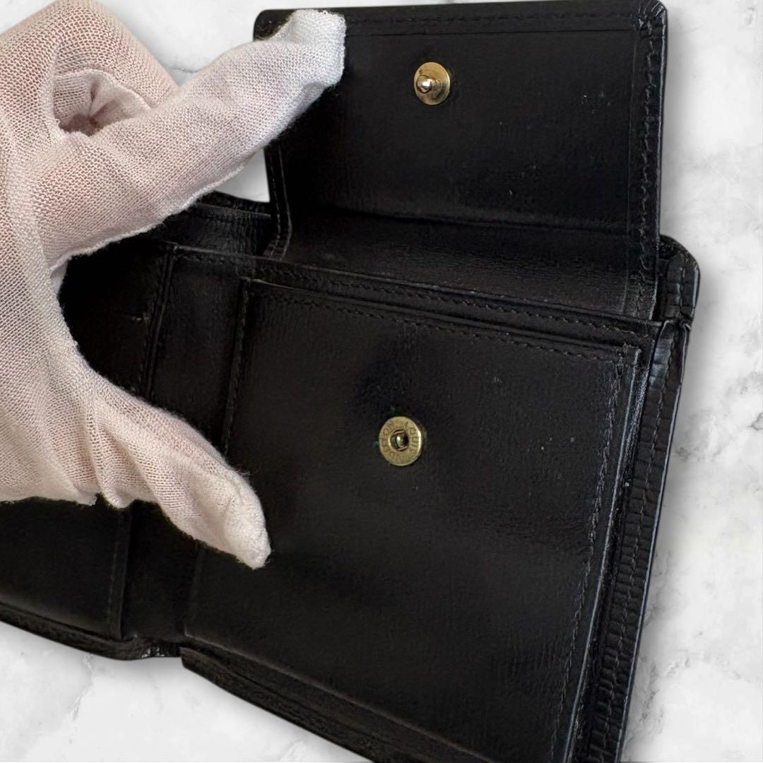 美品✨ ルイヴィトン ポルトフォイユマルコ　エピ　黒　二つ折り財布