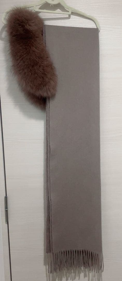 アプワイザーリッシェ⭐︎ファーマフラー付ベルテッドコート