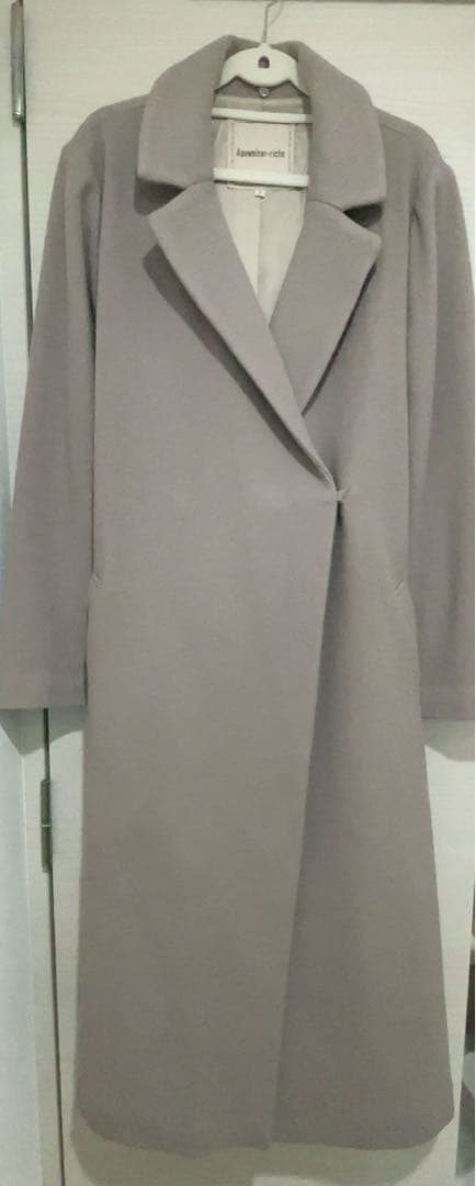 アプワイザーリッシェ⭐︎ファーマフラー付ベルテッドコート