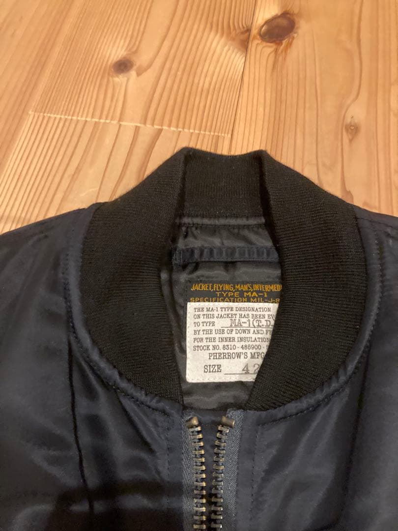 【Pherrow's】フェローズ★MA-1★シンダウン★フライトジャケット