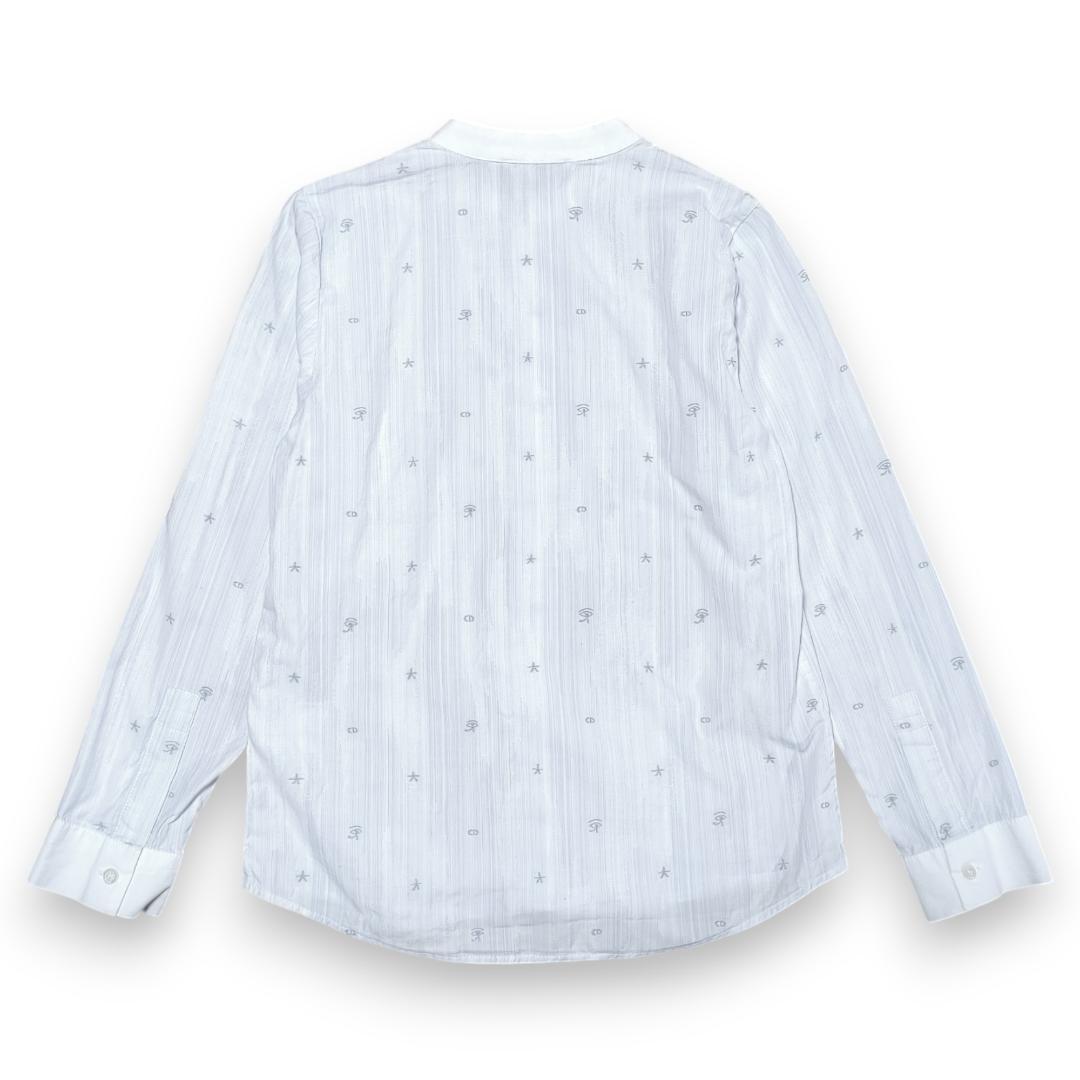 定価40,700円 ディオール キッズ マオカラー シャツ 110 刺繍 総柄