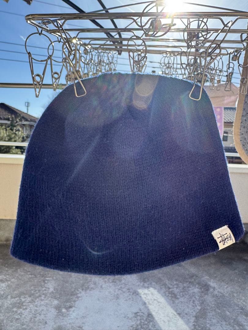 90s OLD Stussy ストゥーシー アメリカ製 ビーニー ニット帽