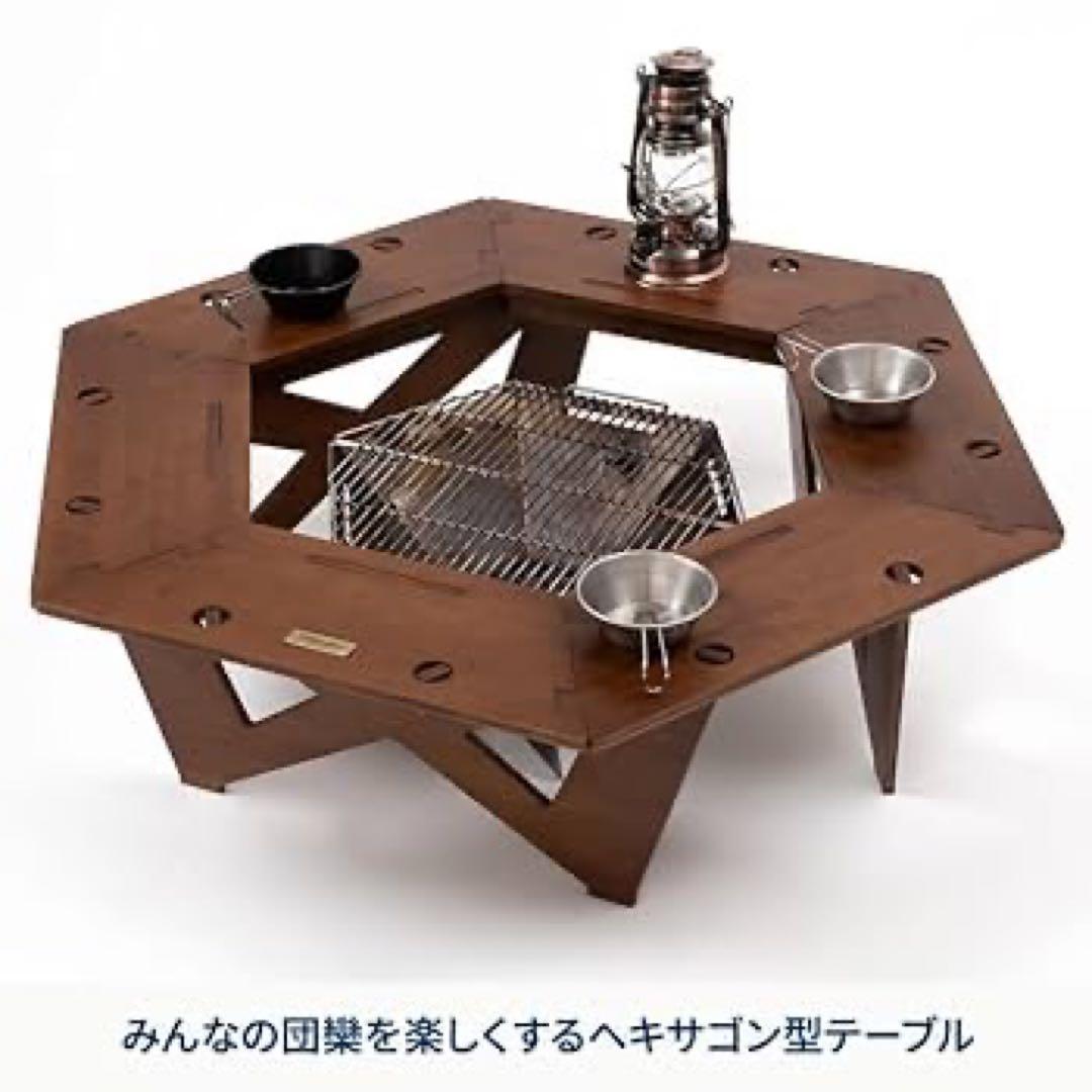 HilanderプライウッドヘキサゴンテーブルBIG