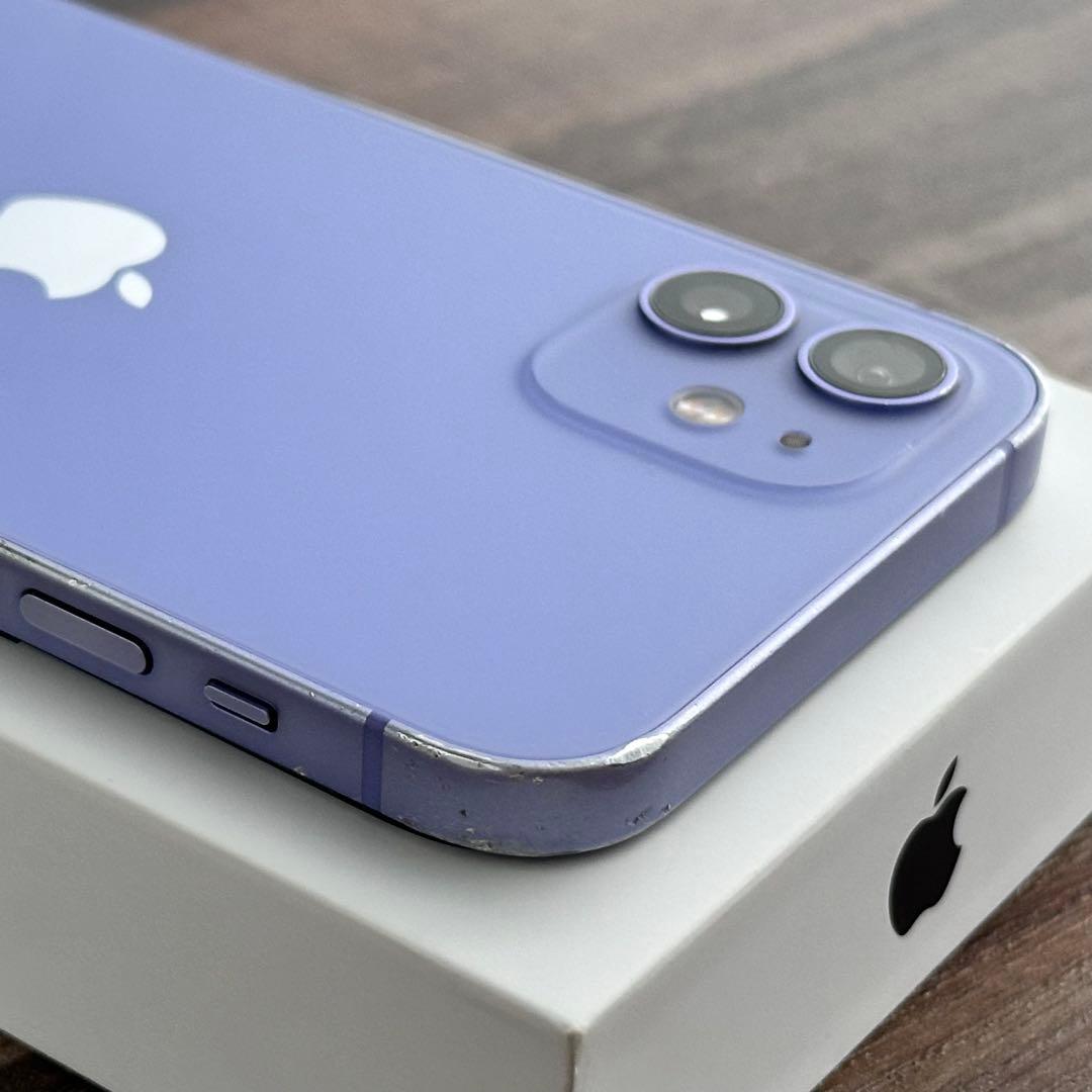 【格安大容量‼︎】iPhone12 本体 Purple 256GB SIMフリー