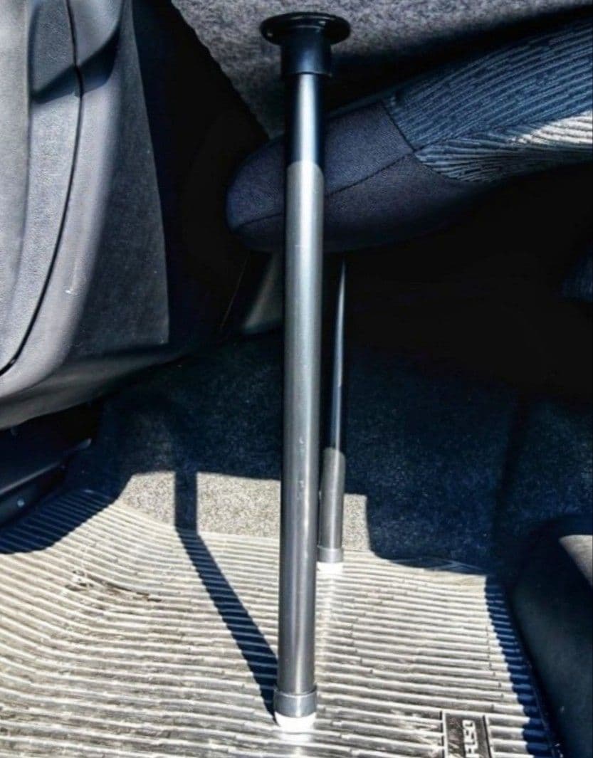 【新品】17スーパーグレート★フラット助手席 ブラックレザー★支柱付属【在庫有】