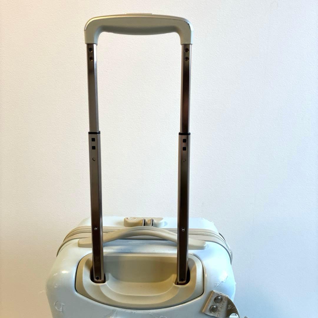 【美品】NORICCO ノリッコ　子供が乗れるキャリーケース　パステルブルー　M