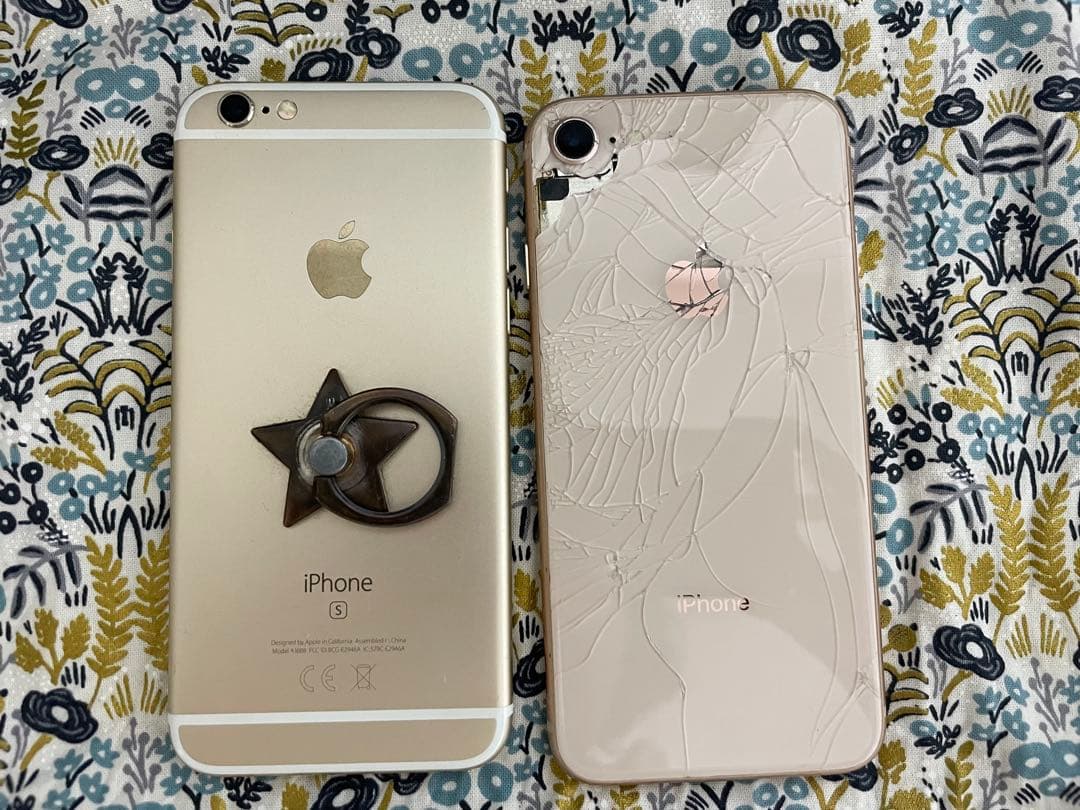 【外装に難あり】iPhone 6s & iPhone 8セット