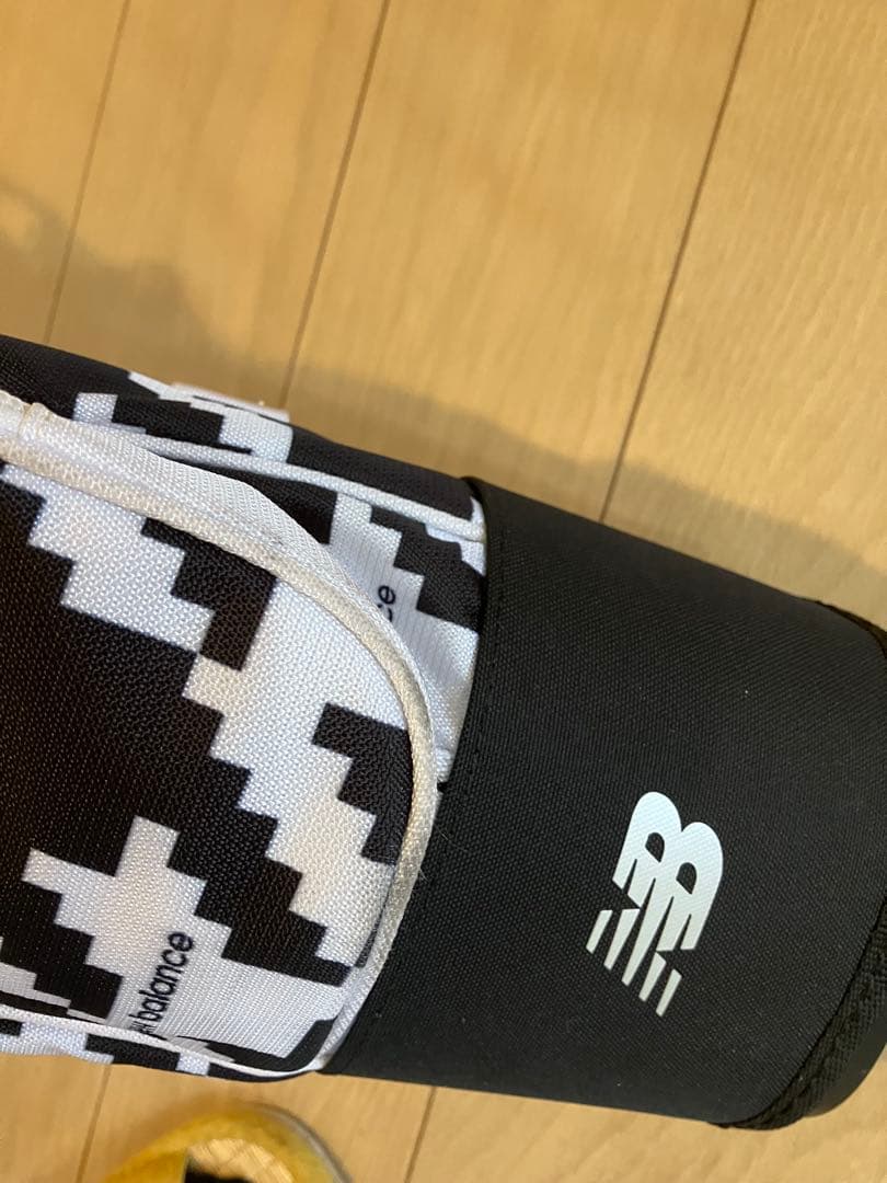 new balance スタンドゴルフバッグ 白黒ハウンドトゥース