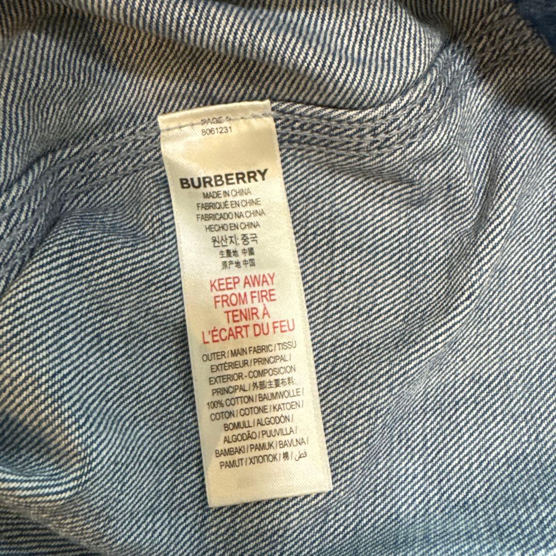 BURBERRY デニム 星柄 ワンピース 3Y（98cm）