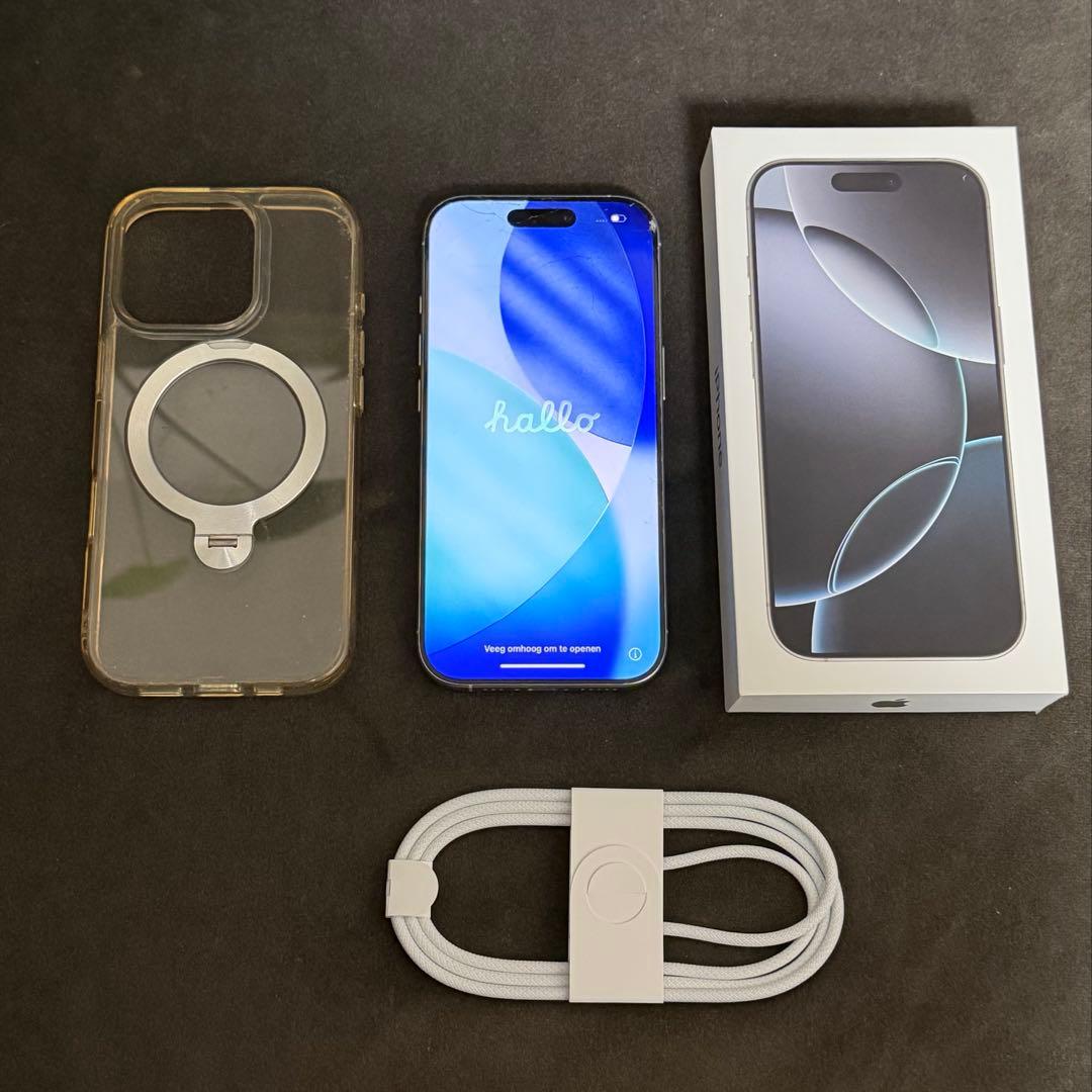 即購入◎iPhone16Pro 本体 256GB ケース付き✨