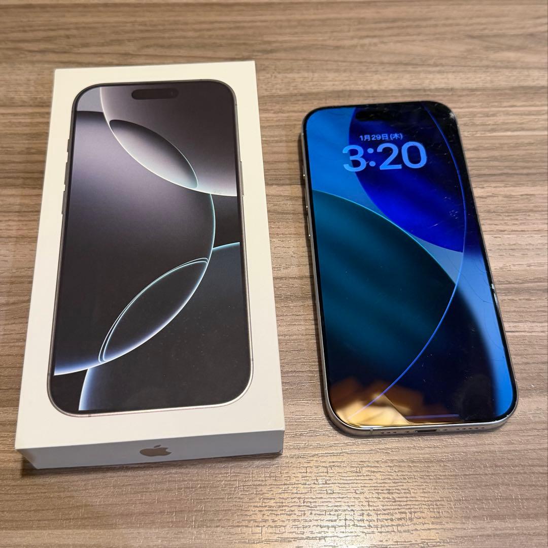 即購入◎iPhone16Pro 本体 256GB ケース付き✨