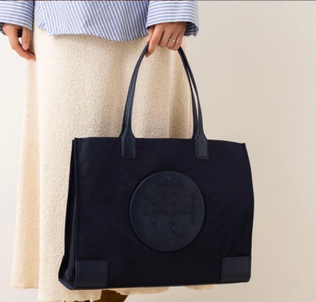 トリーバーチ トートバッグ エラ ネイビー