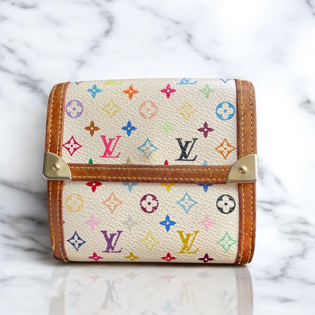 Louis Vuitton モノグラム・マルチカラー 二つ折り財布