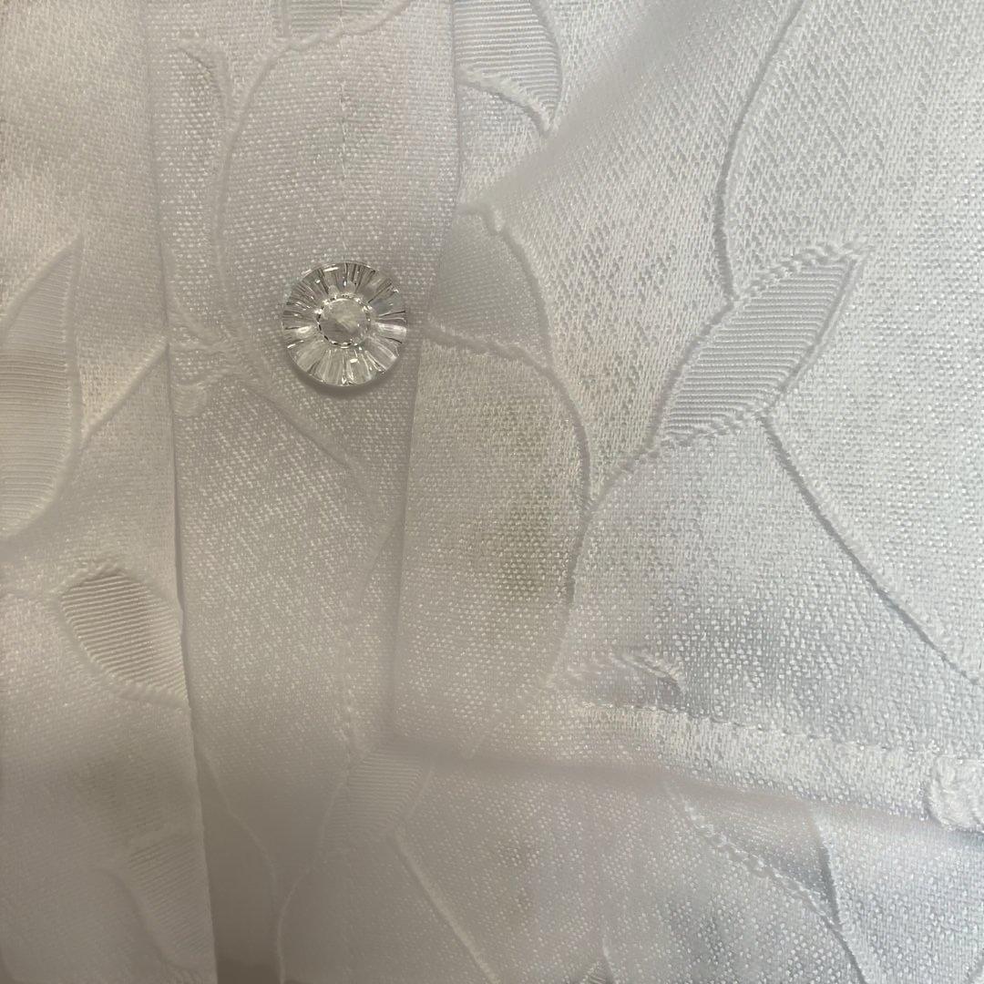 冬色のケープコートドレス ゆったりサイズ ホワイト はるかきみへ