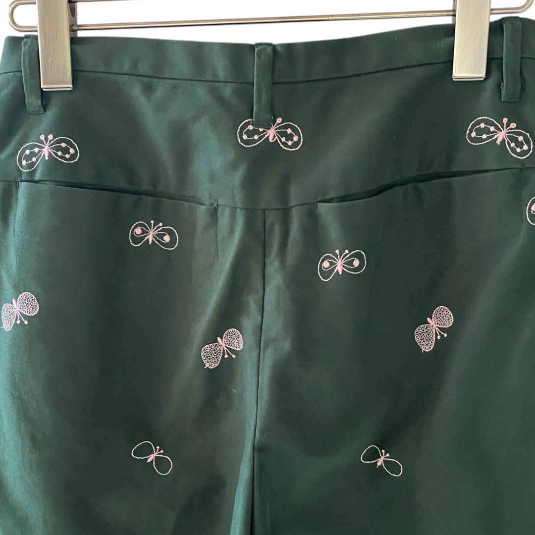 【美品】ミナペルホネン mina choucho ワイド テーパード パンツ