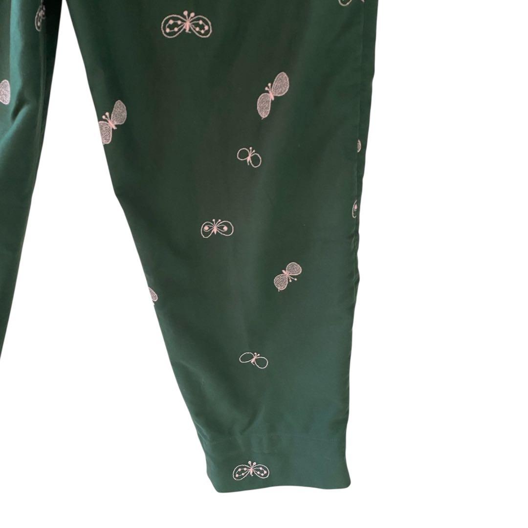 【美品】ミナペルホネン mina choucho ワイド テーパード パンツ