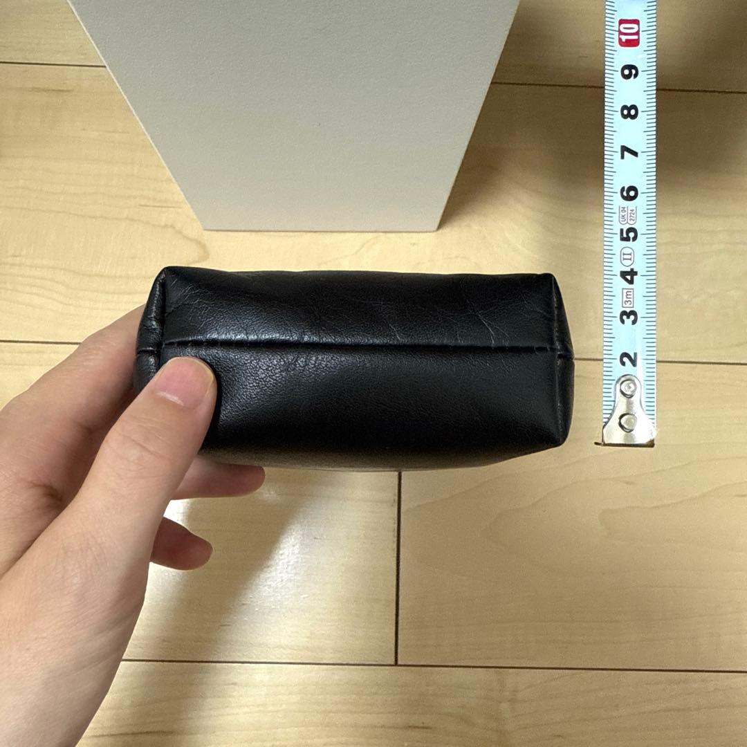 beautiful people がま口 黒 ミニショルダー