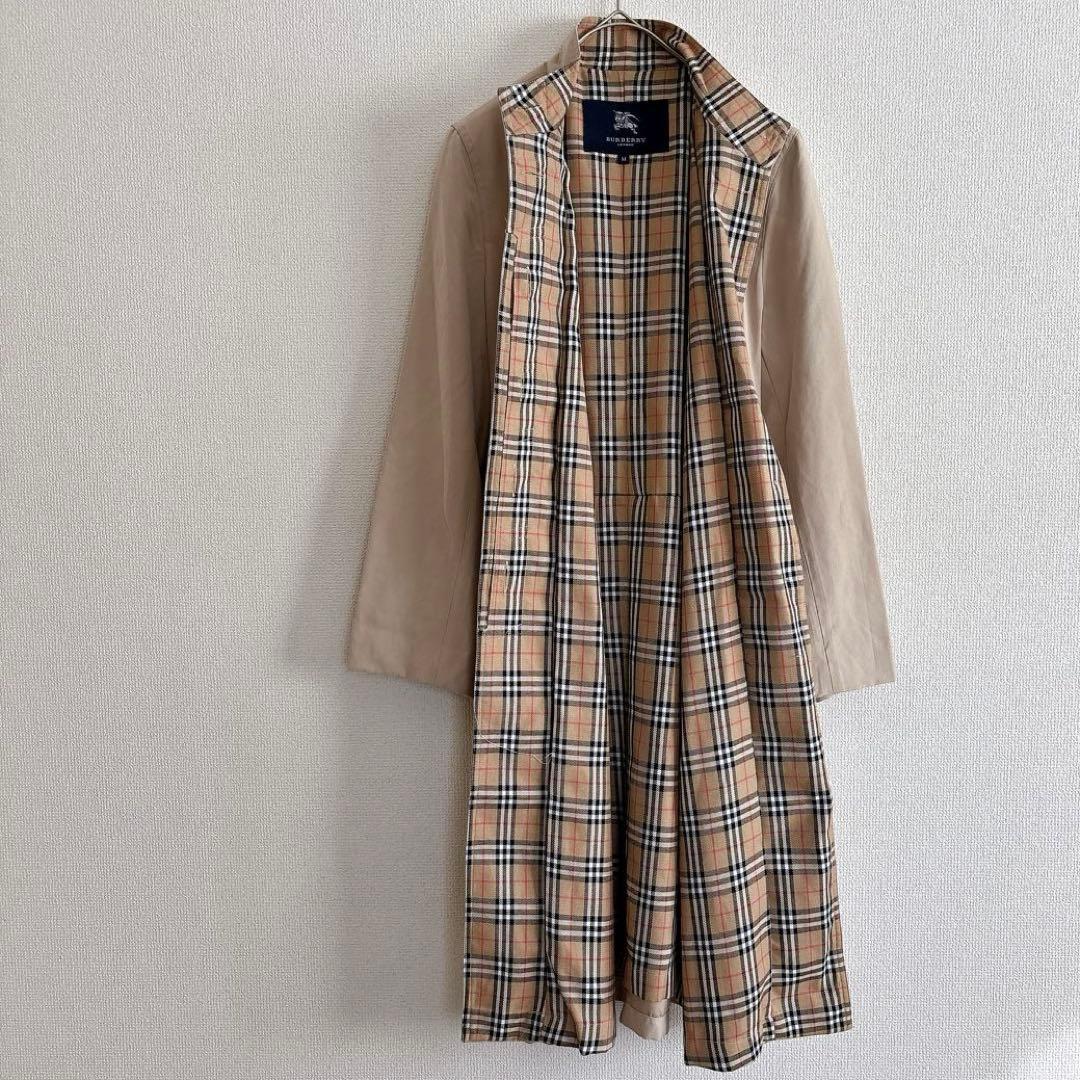 バーバリー　ロンドン　ステンカラー　M ベージュ　ノバチェック　アウター　上着