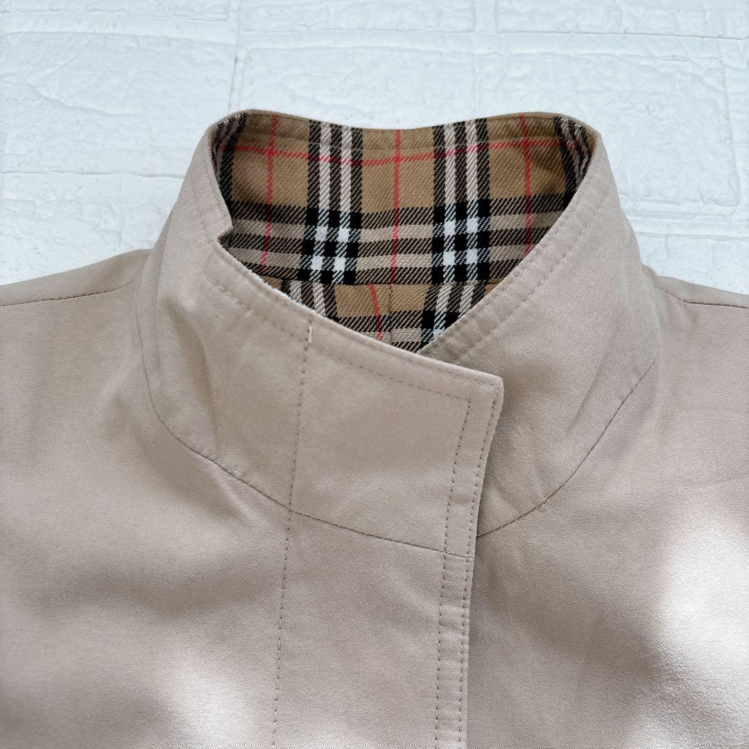 バーバリー　ロンドン　ステンカラー　M ベージュ　ノバチェック　アウター　上着