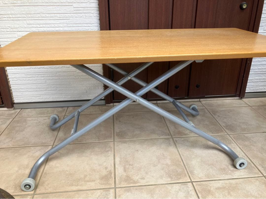 ◉ニトリ 昇降式テーブル CTリフト3 BF-0155L 折りたたみ式