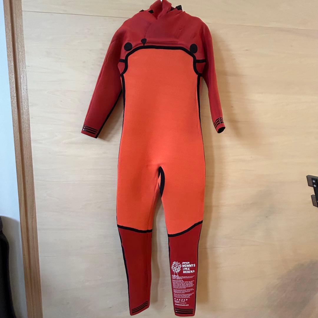 ウェットスーツ セミドライ キッズ　8歳　サーフィン　約110〜120cm