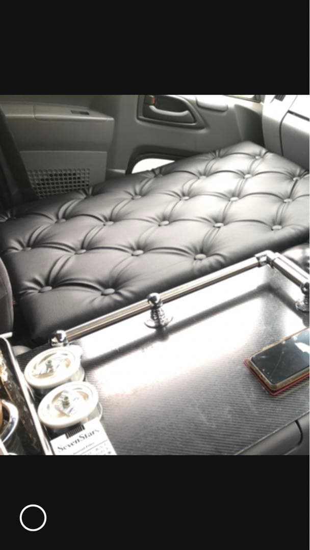 デコトラトラック07フォワード フラットクッション 助手席フラット　レザー