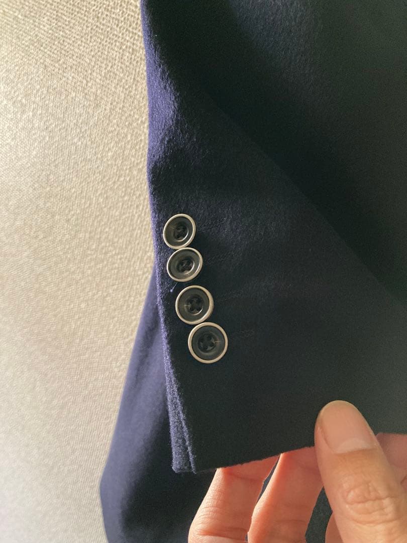 新品 ロロピアーナ チェスターコート ネイビー ウールカシミヤ オンワード五大陸