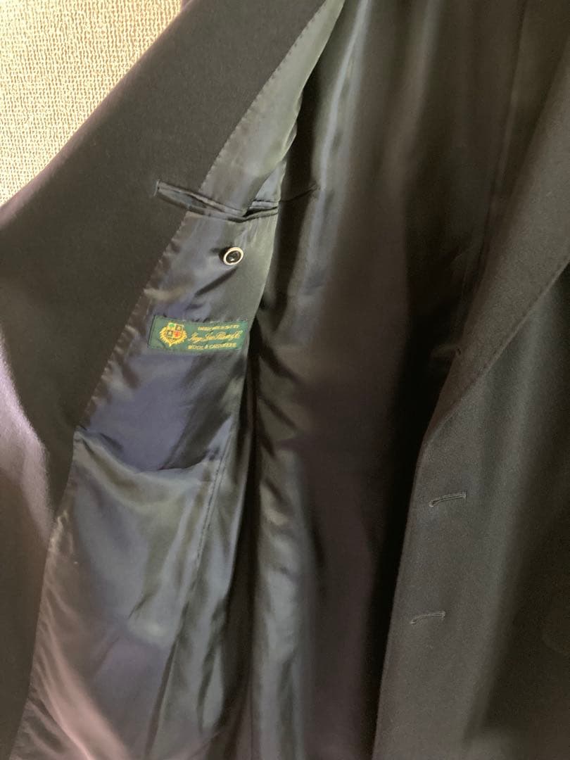 新品 ロロピアーナ チェスターコート ネイビー ウールカシミヤ オンワード五大陸