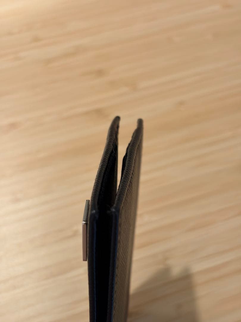 【最終値下げ】PRADA サフィアーノレザー 二つ折りマネークリップ ブラック