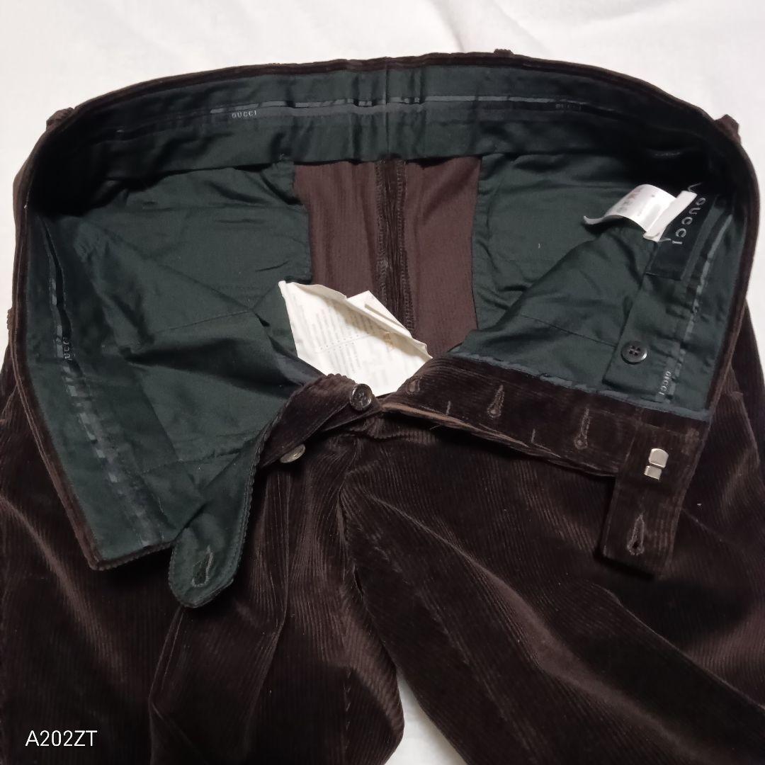 【極美品希少】GUCCI ダークブラウン コーデュロイ スーツセット46 M〜L