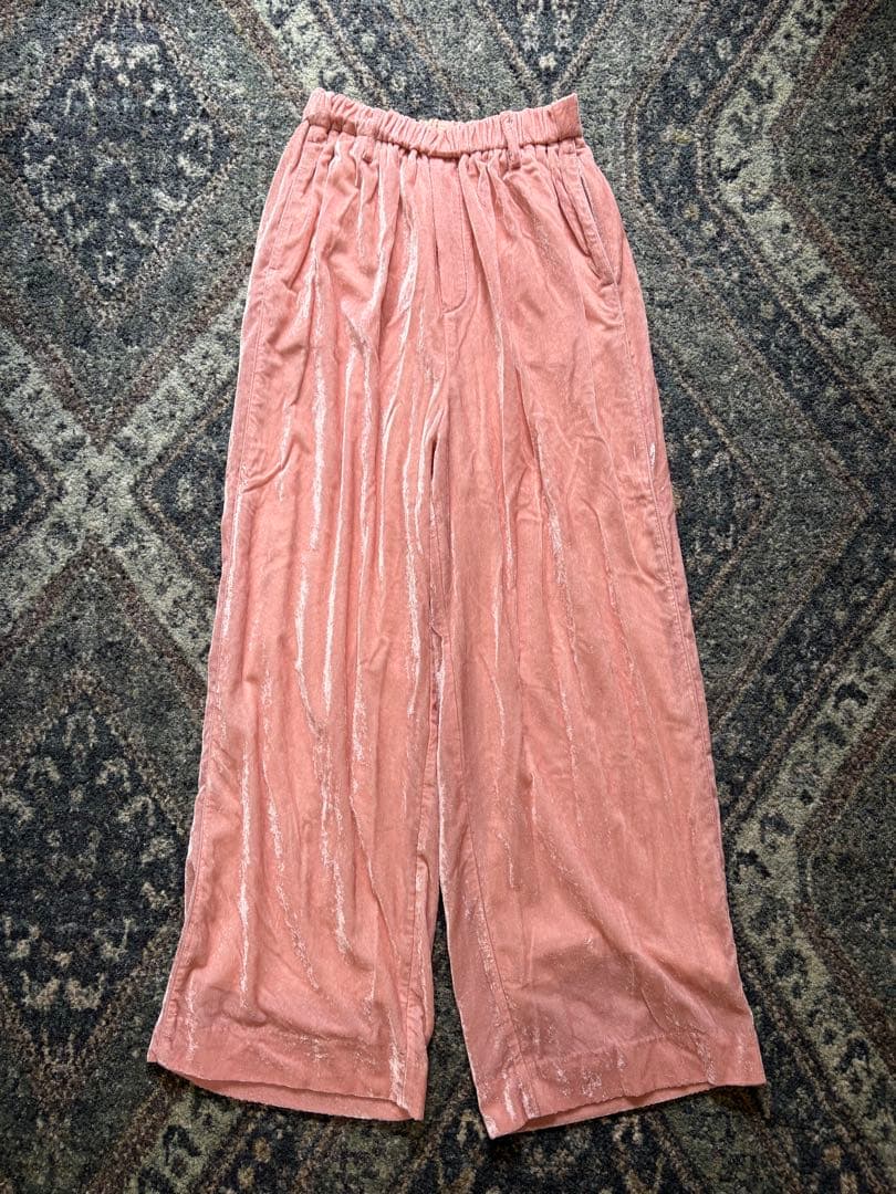 プランクプロジェクト　Velour Line Easy Pants