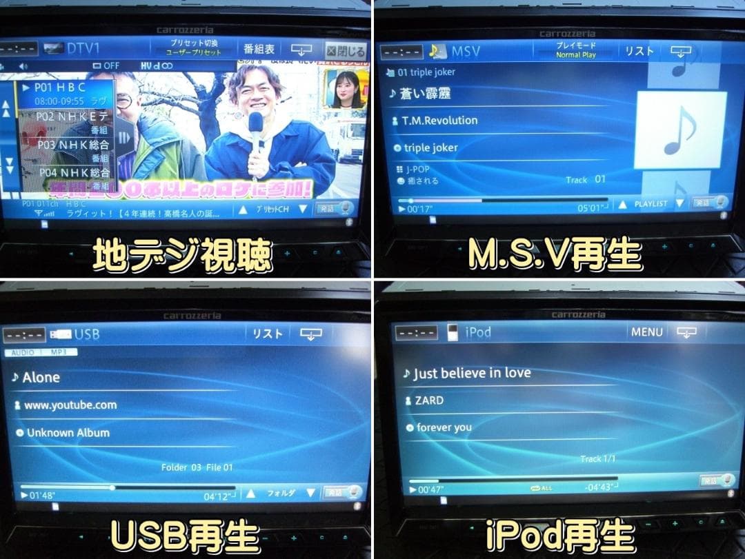 ｓモニター綺麗 最終2021年地図 カロッツェリア AVIC-ZH77 本体のみ