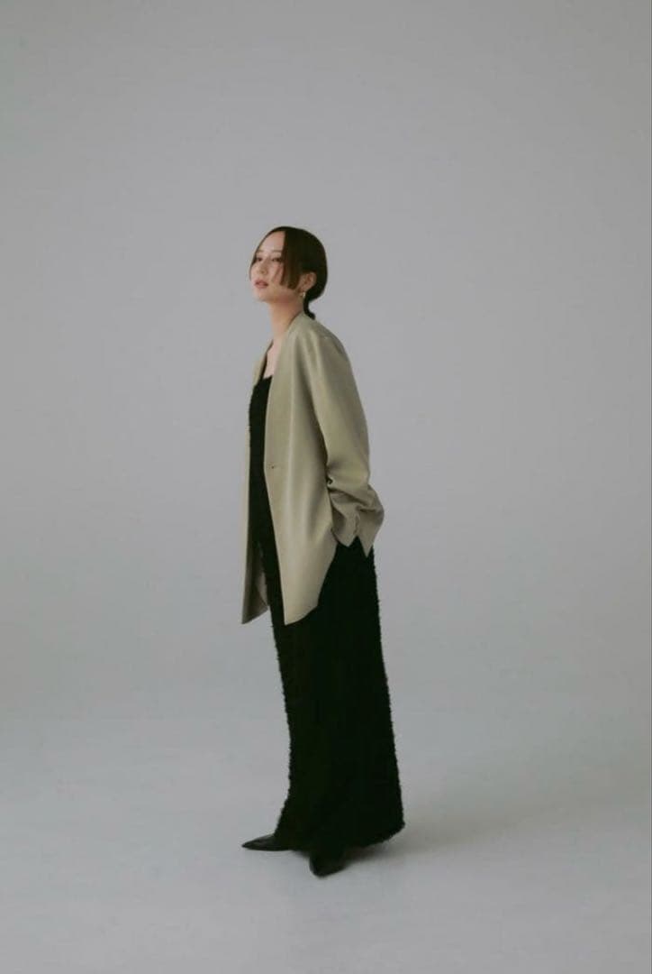 Louren オーバーサイズ テーラードジャケット ピスタチオ